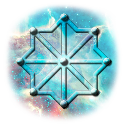 L'Octagramme centré symbole de l'alchimiste