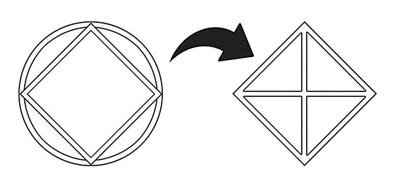 Évolution dimensionnelle vers la Pyramide (3D)