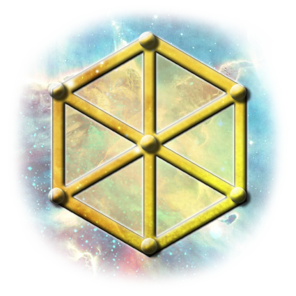 l'hexagone centré symbole du chercheur