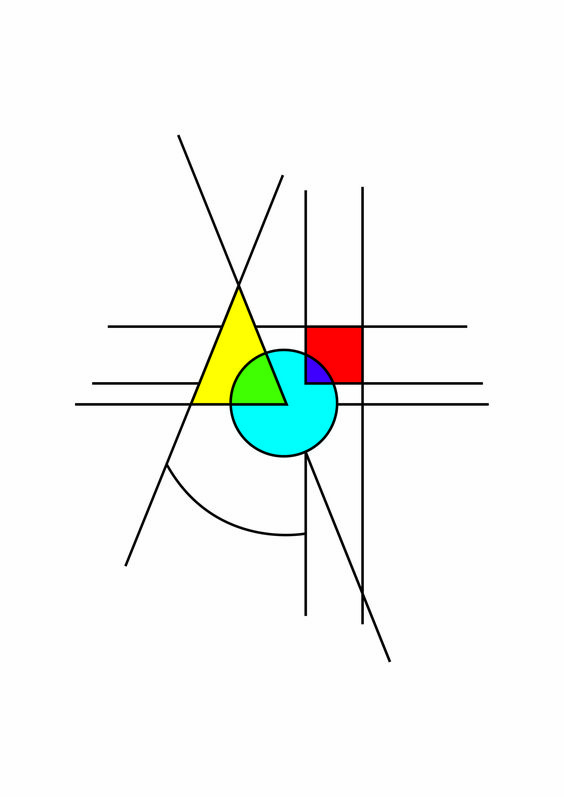 chiffre 3 : formes géométrie