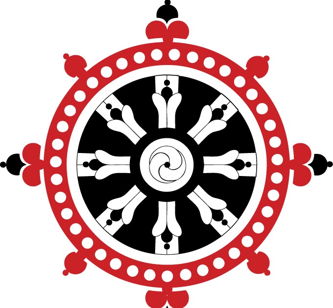 chiffre 8 symbole bouddhisme roue dharma