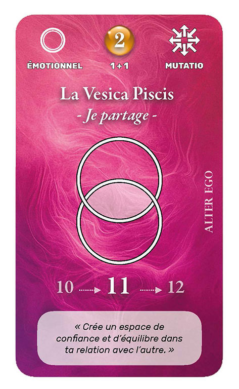 Carte Oracle de la Vesica Piscis