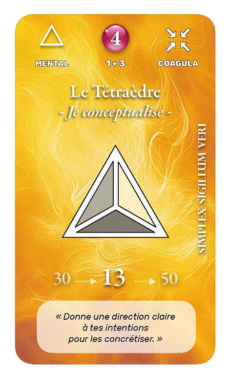 Carte Oracle du Tétraèdre