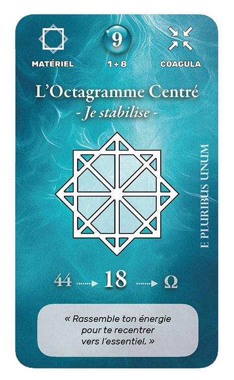 Carte Oracle de l'Octagramme Centré