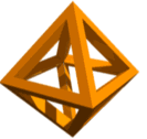 Octaèdre en rotation