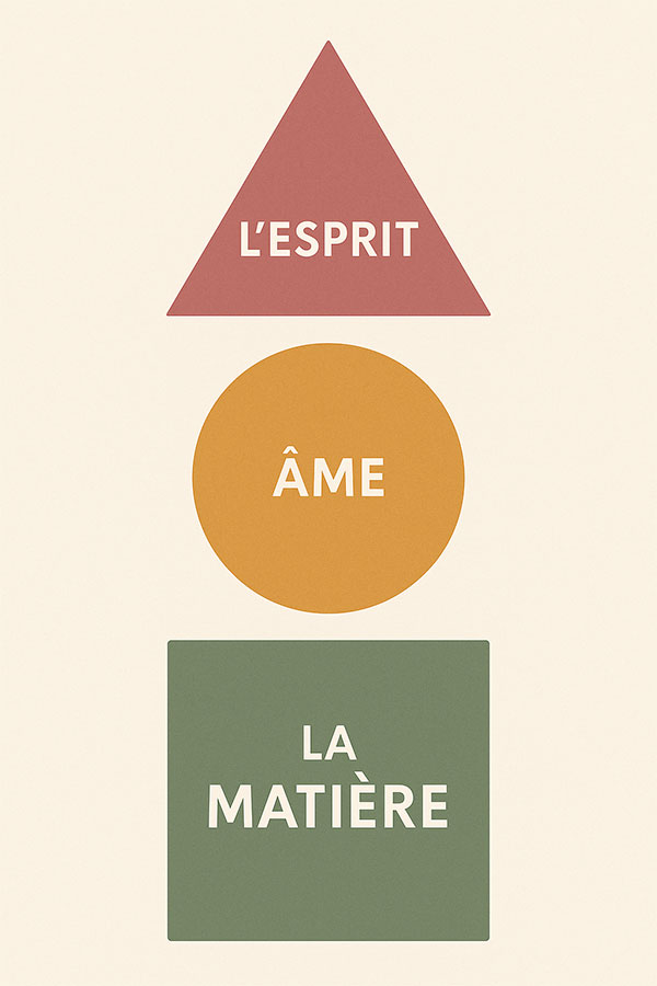 Les trois figures mères : triangle, cercle, carré