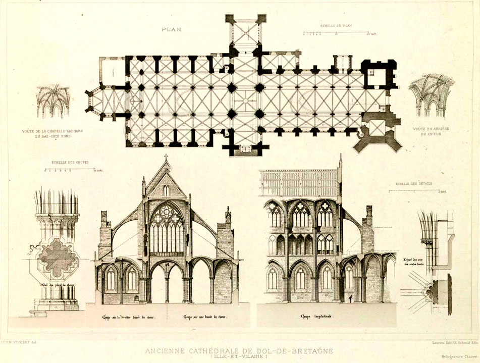 Plan de la Cathédrale Saint-Samson